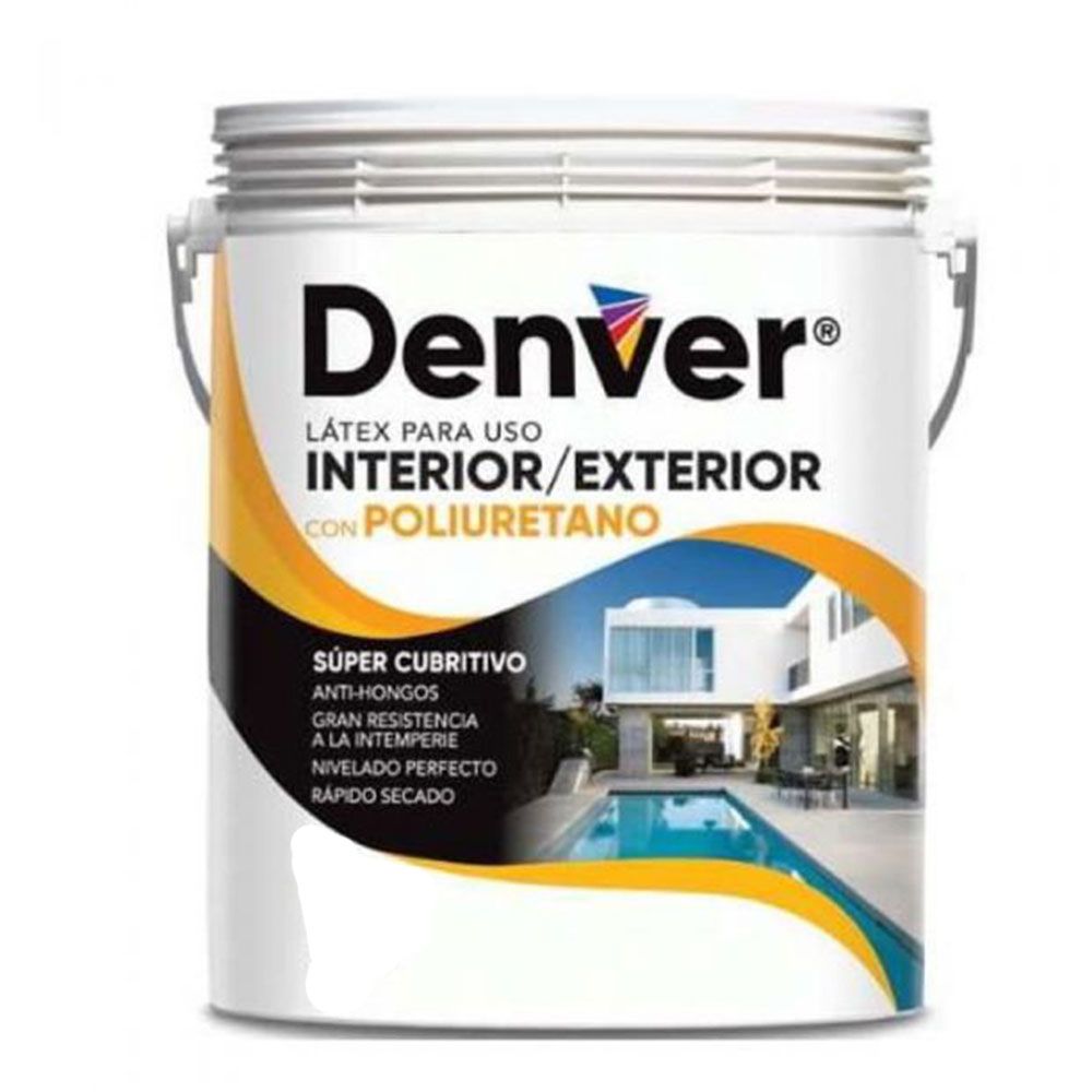 Pintura látex con poliuretano Denver