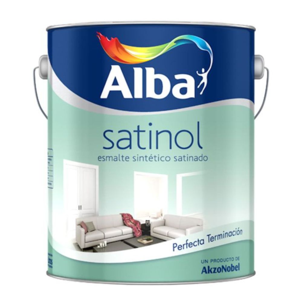 Esmalte sintetico satinado blanco satinol Alba