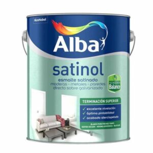Esmalte al agua satinado alba