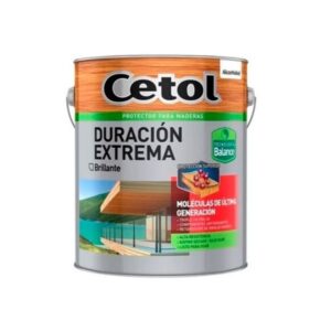 Lata de protector de madera Cetol Duración Extrema Brillante con tecnología avanzada para protección superior y resistencia UV. Disponible en Centro Pinturerías.
