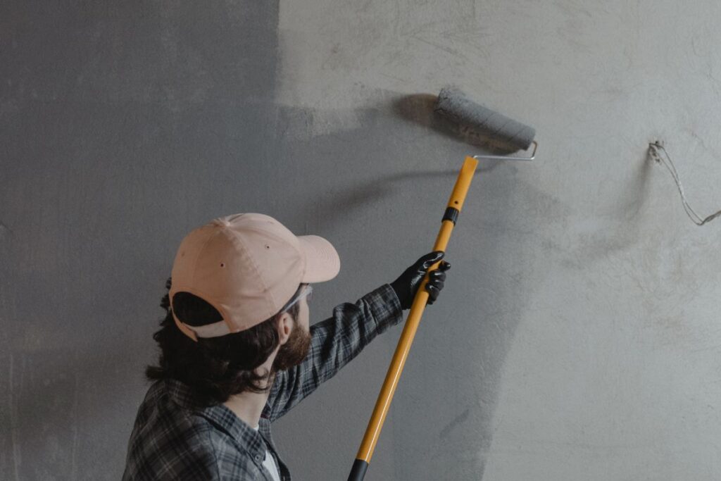 Herramientas, rodillo para pintar