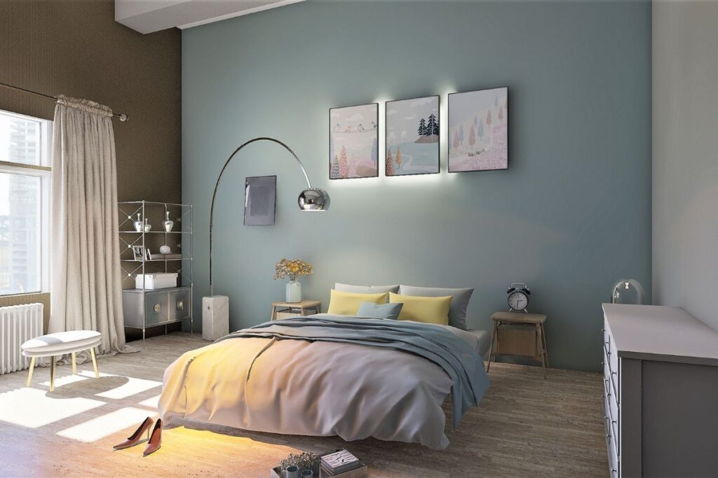 ¿Por qué un mismo color cambia durante el día? 1 como pintar un dormitorio
